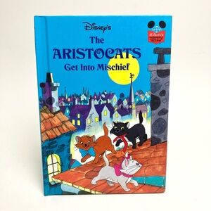 Vintage Disney The Aristocats 1st Edition 1979 Grolier Children's Book Hardcover